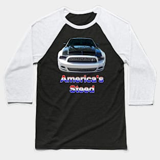 America's Steed, Front View Baseball T-Shirt